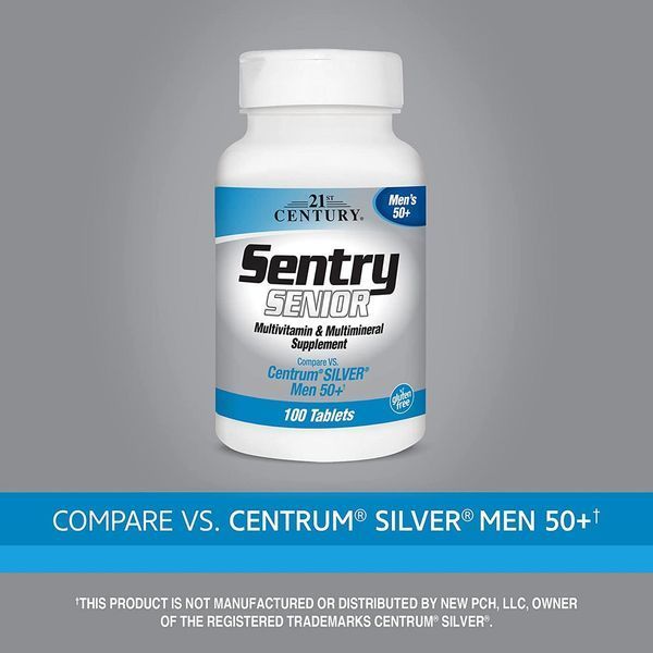 21st Century Sentry Senior Men 50 Plus 100 таблеток (4384304120) 1573406608 фото
