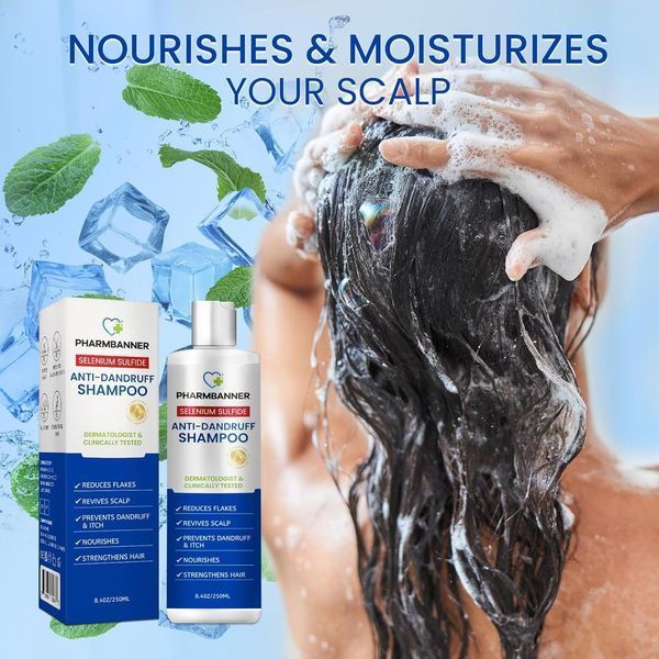 Шампунь против перхоти Pharmbanner Anti-Dandruff Shampoo with Selenium Sulfide 250 мл 2894996617 фото