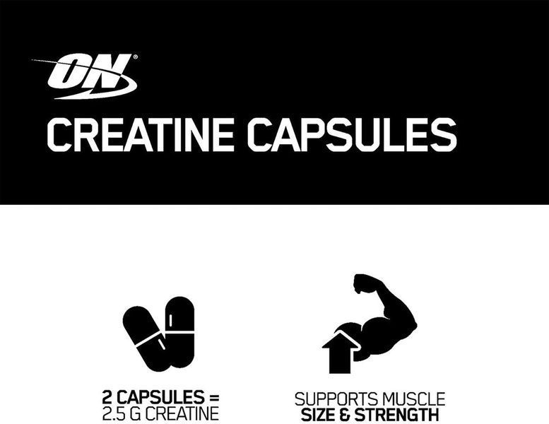 Креатин Optimum Nutrition Micronized Creatine Capsules 200 капсул (4384303767) 1484206195 фото