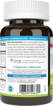Мармеладки с лютеином Carlson Kid's Lutein Gummies 46 таблеток 2132161103 фото