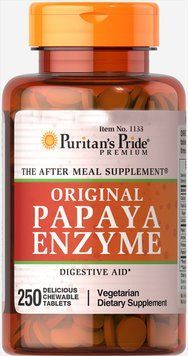 Спеціальний продукт Puritan's Pride Papaya Enzyme 250 таблеток папая (4384301631) 1060002968 фото