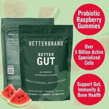 Пробиотическая добавка для здоровья кишечника Betterbrand Better Gut 60 таблеток 2177195220 фото
