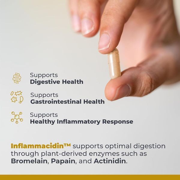 Добавка премиум-класса ферменты для пищеварения Premier Research Labs Inflammacidin 90 капсул 3068089970 фото