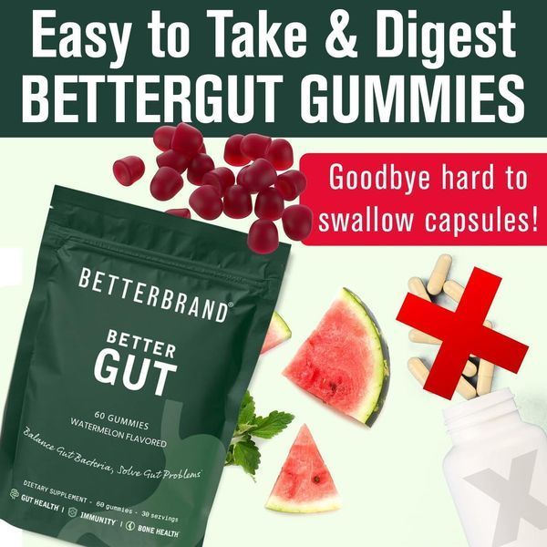 Пробіотична добавка для здоров'я кишківника Betterbrand Better Gut 60 таблеток 2177195220 фото