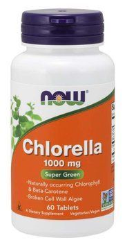 Специальный продукт NOW Chlorella 1000 mg Tablets 60 таблеток (4384301185) 1060000647 фото