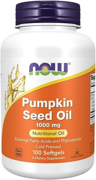 Бустери тестостерону Now Pumpkin Seed Oil 1000 mg 100 капсул (4384303512) 1439251166 фото