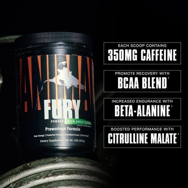 Передтренувальний комплекс Universal Nutrition Animal Fury 480 г Фруктовий пунш (4384300876) 1437158465 фото