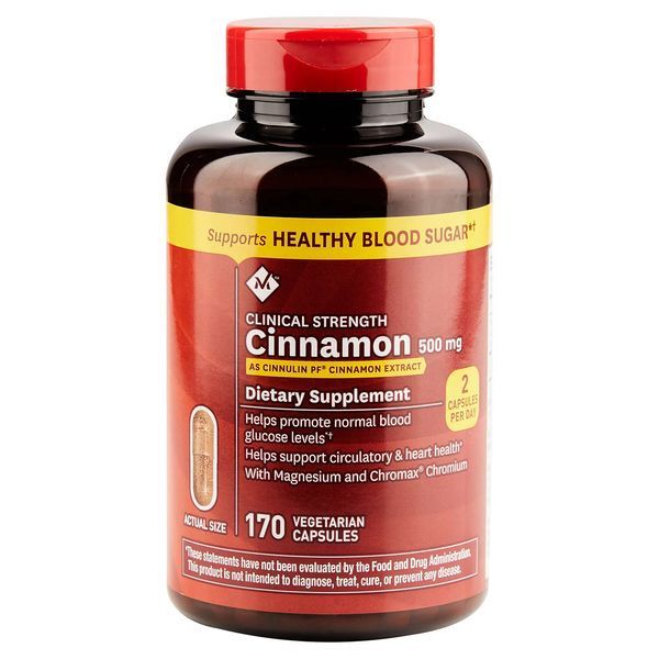 Поддержка кровообращение и здоровье сердца Member's Mark Clinical Strength Cinnamon 170 капсул 2090297876 фото