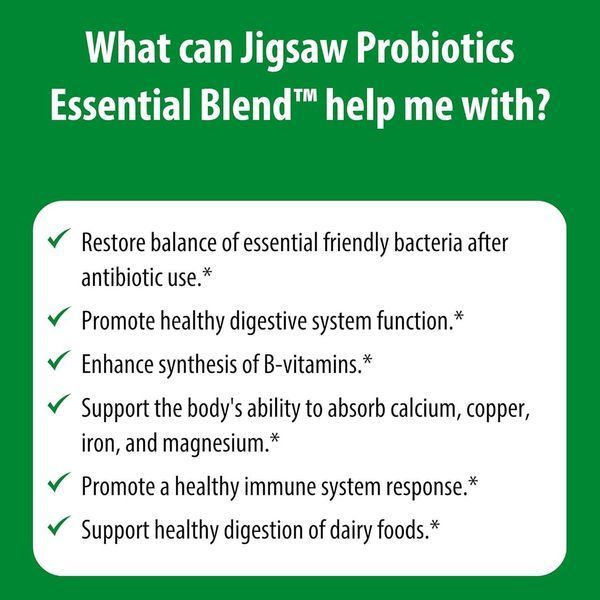 Добавка премиум-класса для здоровья кишечника Jigsaw Health Probiotics Essential Blend 90 капсул 2980310701 фото