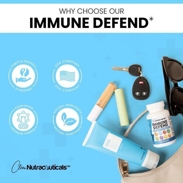 Премиальная добавка для иммунитета Clean Nutraceuticals Immune Defense 60 капсул 2058332108 фото