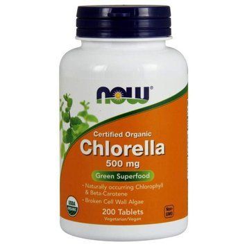 Специальный продукт NOW Chlorella 500 mg Organic Tablets 200 таблеток (4384301186) 1060000648 фото