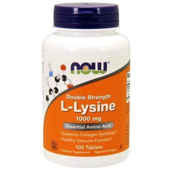 Амінокислота NOW L-Lysine Double Strength 1000 mg Tablets 100 таблеток (4384301283) 1060000749 фото