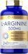 Домішка преміумкласу аргінін Carlyle L-Arginine 500mg 240 капсул 2804367194 фото 1