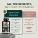 Добавка преміум-класу шилажит муміє високого засвоєння Earth Elixir Shilajit and Tongkat Ali 180 капсул 43819538994 фото 5