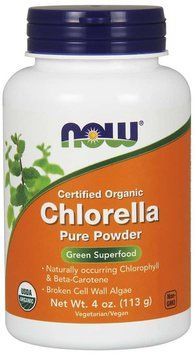 Специальный продукт NOW Chlorella Powder Organic 113 г Без вкуса (4384301187) 1060000649 фото