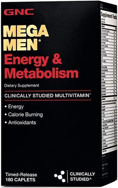 Вітаміни GNC Mega Men Energy & Metabolism 180 таблеток (4384302552) 1437159683 фото