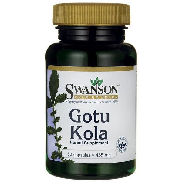 Специальный продукт Swanson Gotu Kola 60 капсул 1437159633 фото