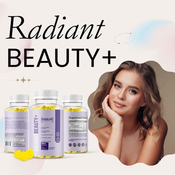 Гидролизованный коллаген Evolve Nutraceuticals Radiant Beauty+ 60 таблеток 2203993899 фото