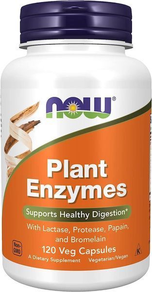 Рослинні ферменти NOW Foods Plant Enzymes 120 капсул 1931073071 фото