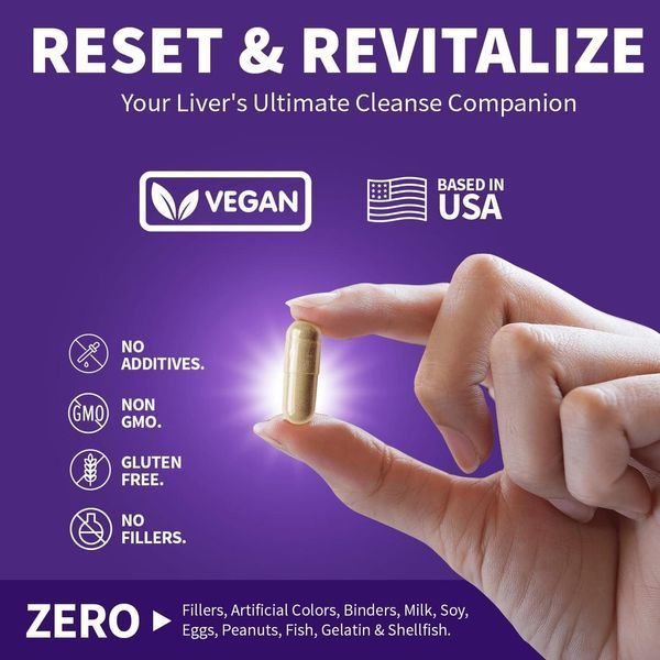 Преміальна суміш для підтримки печінки Clinical Nutra 28-in-1 Liver Cleanse & Detox 60 капсул 2118357556 фото