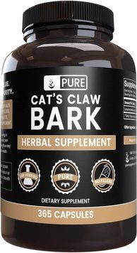 Домішка преміумкласу кора котячого кігтя Pure Original Ingredients Cat's Claw Bark 365 капсул 2600010735 фото