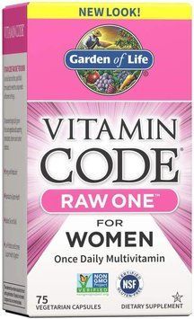 Вітаміни Garden of Life Vitamin Code Raw One for Women 75 капсул (4384302704) 1437159869 фото