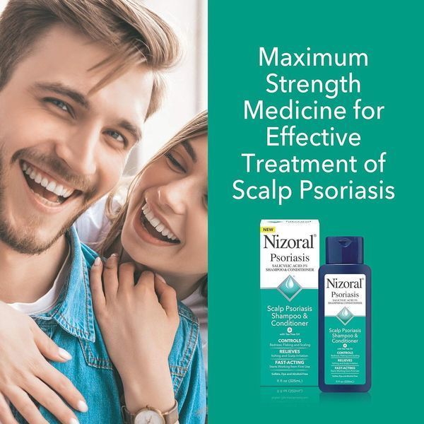 Безрецептурний шампунь і кондиціонер проти псоріазу Nizoral Scalp Psoriasis Shampoo&Conditioner 325 мл 2063566155 фото