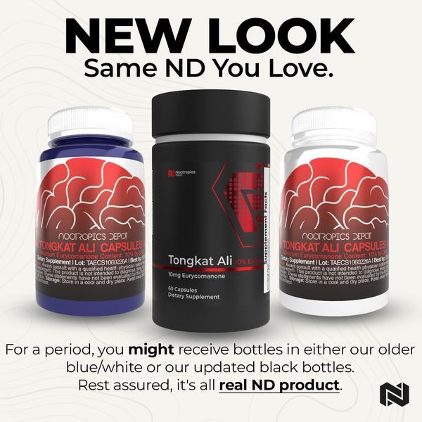 Добавка преміум-класу підвищення життєвого тонусу Nootropics Depot Tongkat Ali Extract 10% 60 капсул 438195387331 фото