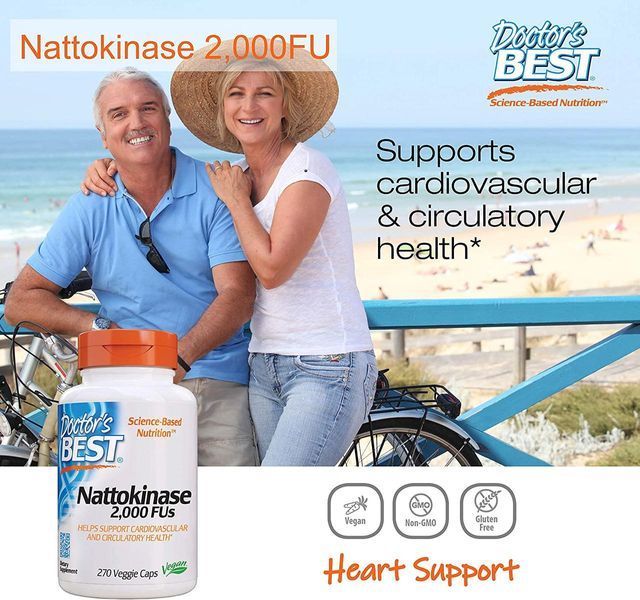 Doctor's Best Nattokinase 2,000 FUs 270 капсул (4384303723) 1472632052 фото