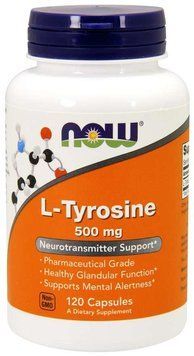 Аминокислота NOW L-Tyrosine 500 mg Capsules 120 капсул (4384301289) 1060000755 фото