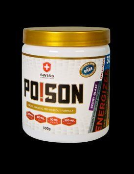 Передтренувальний комплекс Swiss Pharmaceuticals Poison 300 г Ягода (4384303261) 1437160534 фото
