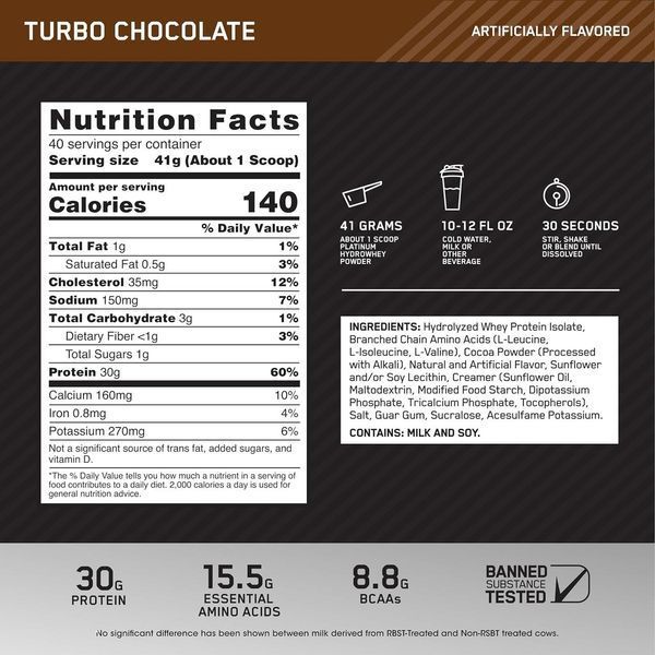 Протеїн Optimum Nutrition Platinum Hydrowhey 1590 Шоколад (4384300953) 1060000005 фото