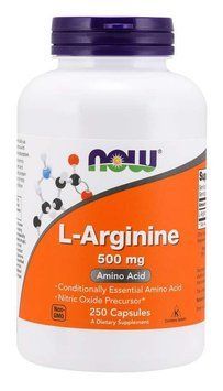 Амінокислота NOW L-Arginine 500 mg Capsules 250 капсул (4384302606) 1437159771 фото