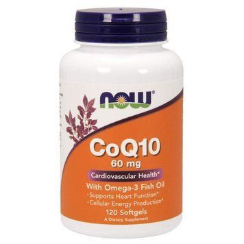 Витамины NOW CoQ10 60 mg Omega 3 Fish Oils Softgels 120 капсул (4384301192) 1060000654 фото
