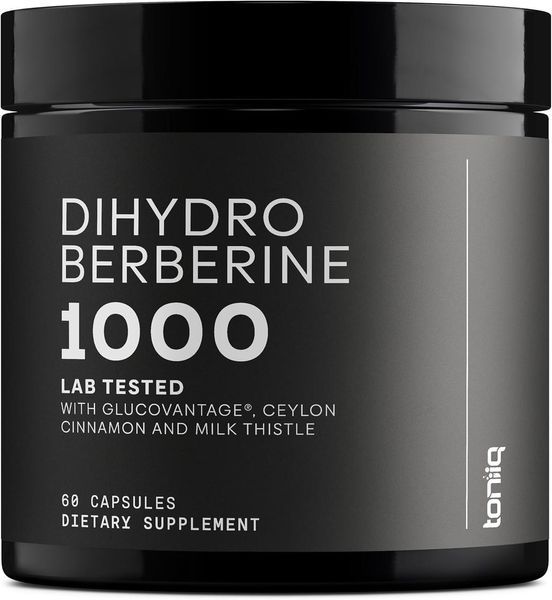 Домішка преміумкласу дигідроберберберлін Toniiq Ultra Concentrated Dihydroberine 60 капсул 2456176400 фото