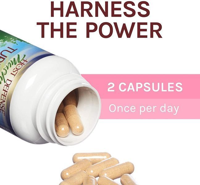 Host Defense Turkey Tail Mushrooms Immune Support 120 капсул (4384303978) 1546834089 фото