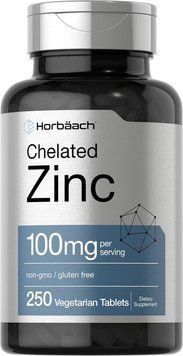 Хелатна домішка цинку преміумкласу Horb&auml;ach Chelated Zinc 250 капсул 2440460691 фото