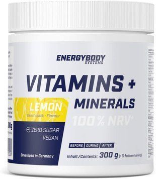 Вітаміни Energybody Vitamins Plus Minerals 300 г (4384303699) 1467385813 фото