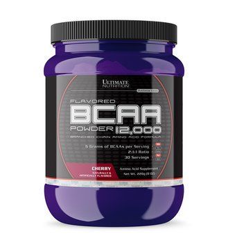 Амінокислота Ultimate Nutrition BCAA 12000 Powder 457 г вишня (4384300978) 1437158495 фото