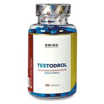 Добавка преміум-класу натуральний бустер тестостерону Swiss Pharmaceuticals Testodrol 120 капсул 4383627868 фото