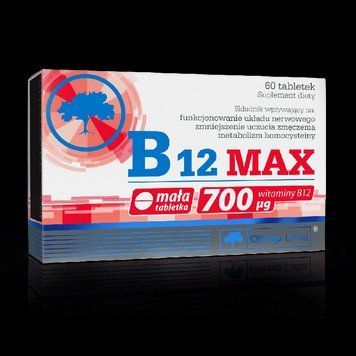 Вітаміни Olimp Sport Nutrition B12 MAX 60 таблеток (4384301863) 1437158991 фото