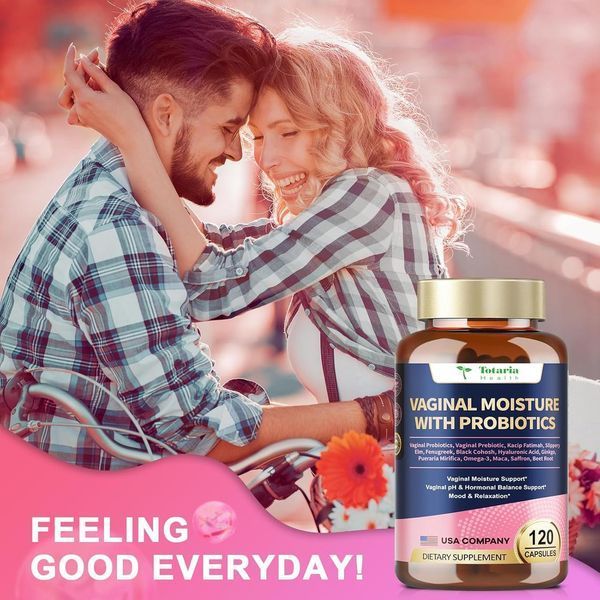 Домішка преміумкласу вагінальні пробіотики Totaria Vaginal Moisturizer With Probiotics 120 капсул 2687396366 фото