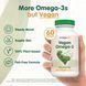 Добавка премиум-класса веганское омега-масло OmegaVia Vegan Omega 3 60 капсул 2677483000 фото 2