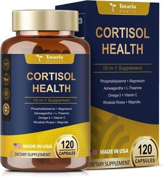 Домішка преміумкласу підтримка настрою фокусу сну Totaria Cortisol Health 120 капсул 2493745752 фото