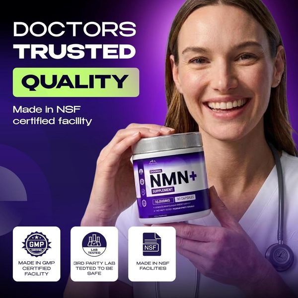 Домішка преміумкласу підтримка мітохондрій Pure Health Max NMN+ 30 капсул 3041921622 фото