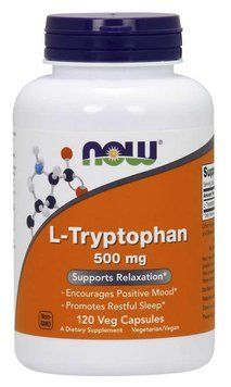 Амінокислота NOW L-Tryptophan 500 mg Veg Capsules 120 капсул (4384302609) 1437159774 фото