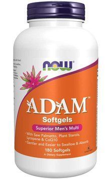 Витамины NOW Adam Men's Multiple Vitamin Softgels 180 капcул (4384301017) 1060000070 фото