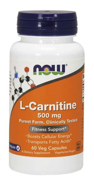 Жироспалювач NOW L-Carnitine 60 капсул (4384300818) 1059999328 фото