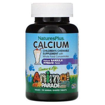 Витамины Nature's Plus Calcium Chewable Animal Parade 90 таблеток (4384303420) 1437160711 фото