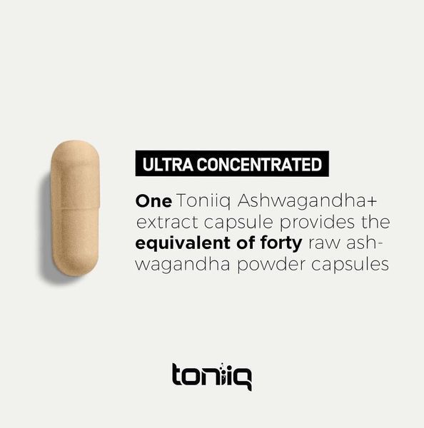 Высококонцентрированный экстракт ашвагандхи Toniiq Ashwagandha+ Ultra Concentrated 120 капсул 2058331882 фото